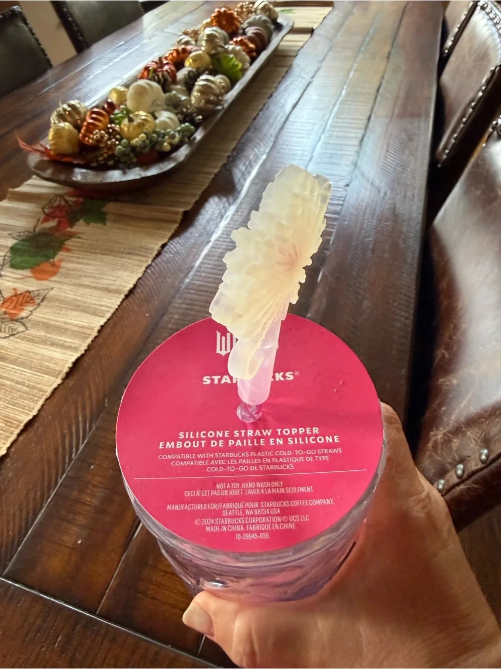 Starbucks iridescent pink
